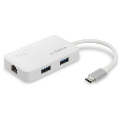 Karta sieciowa EDIMAX EU-4308 USB-C, Zewnętrzna