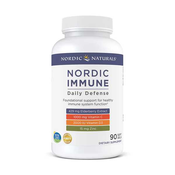 Nordic Naturals Nordic Immune Daily Defense suplement diety, 90 kaps./1 opak.