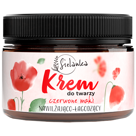 Sielanka Czerwone Maki nawilżający krem do twarzy, 50 ml