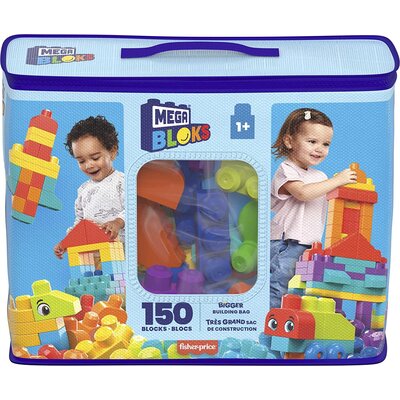 Klocki plastikowe MEGA Bloks Fisher Price Bardzo duża torba z klockami do budowania HHM96