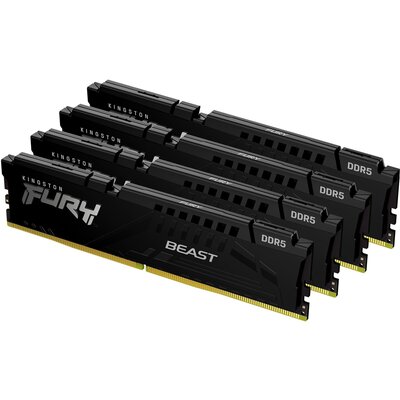Pamięć RAM KINGSTON Fury Beast 64GB (4x16GB) DDR5 5200MT/s CL40