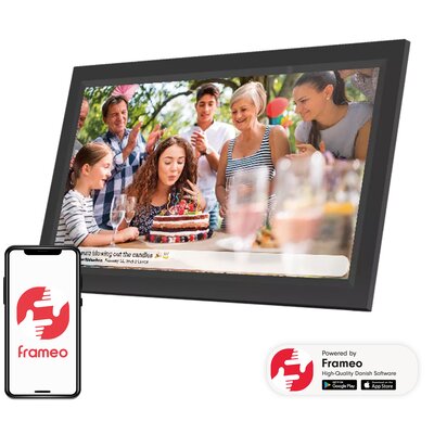 Ramka cyfrowa DENVER Frameo PFF-1503B Czarny