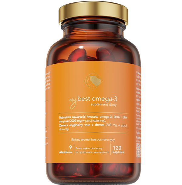 MyBestPharm MyBestOmega suplement diety, 120 kaps./1 opak.