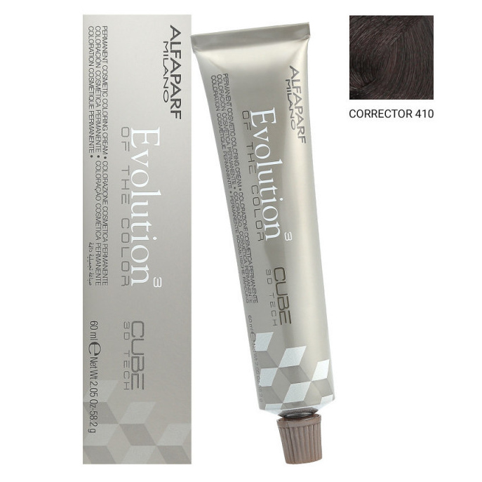 Alfaparf Evolution of the Color Cube korektor po koloryzacji włosów 410 grafitowy, 60 ml