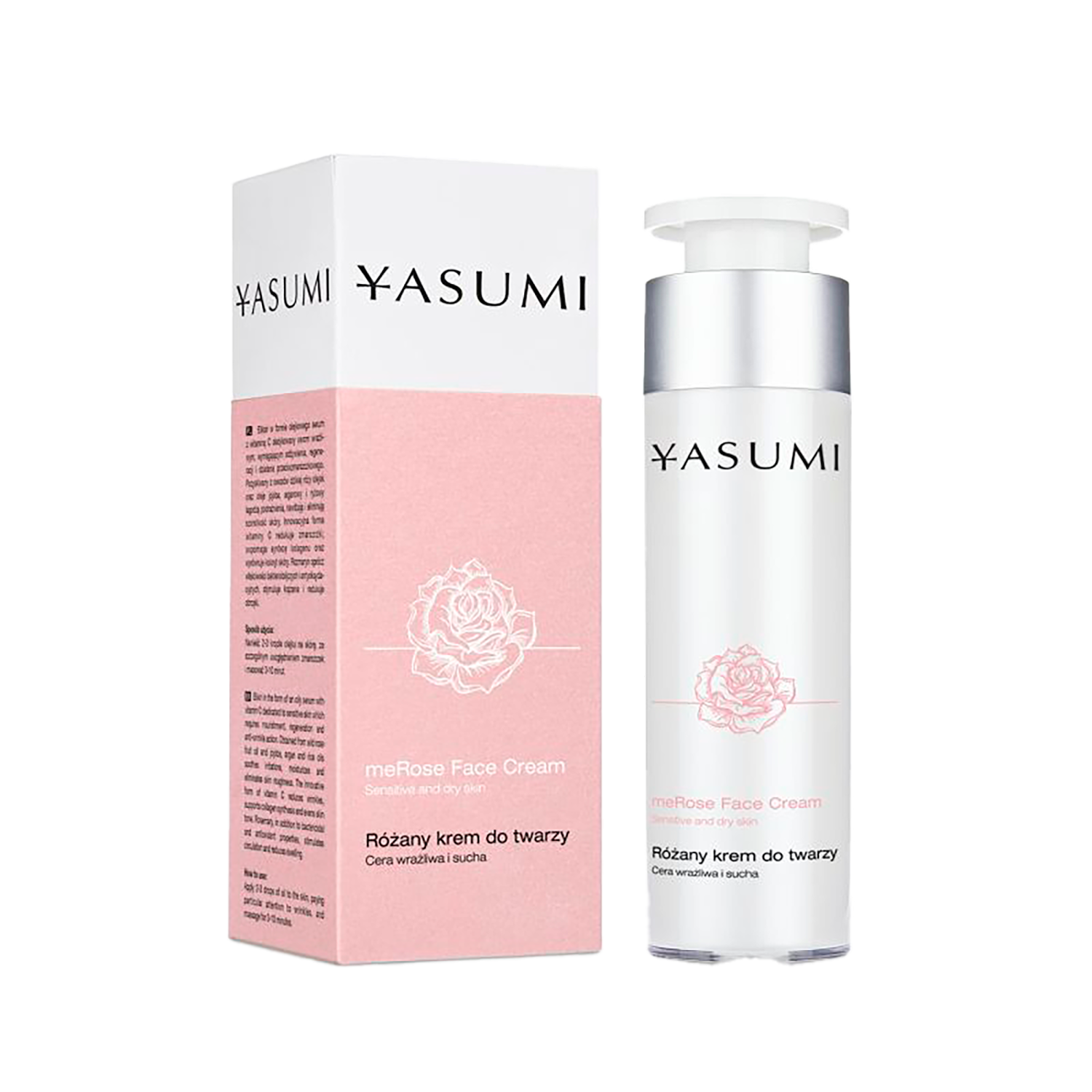 Yasumi Me Rose nawilżający krem do twarzy, 50 ml