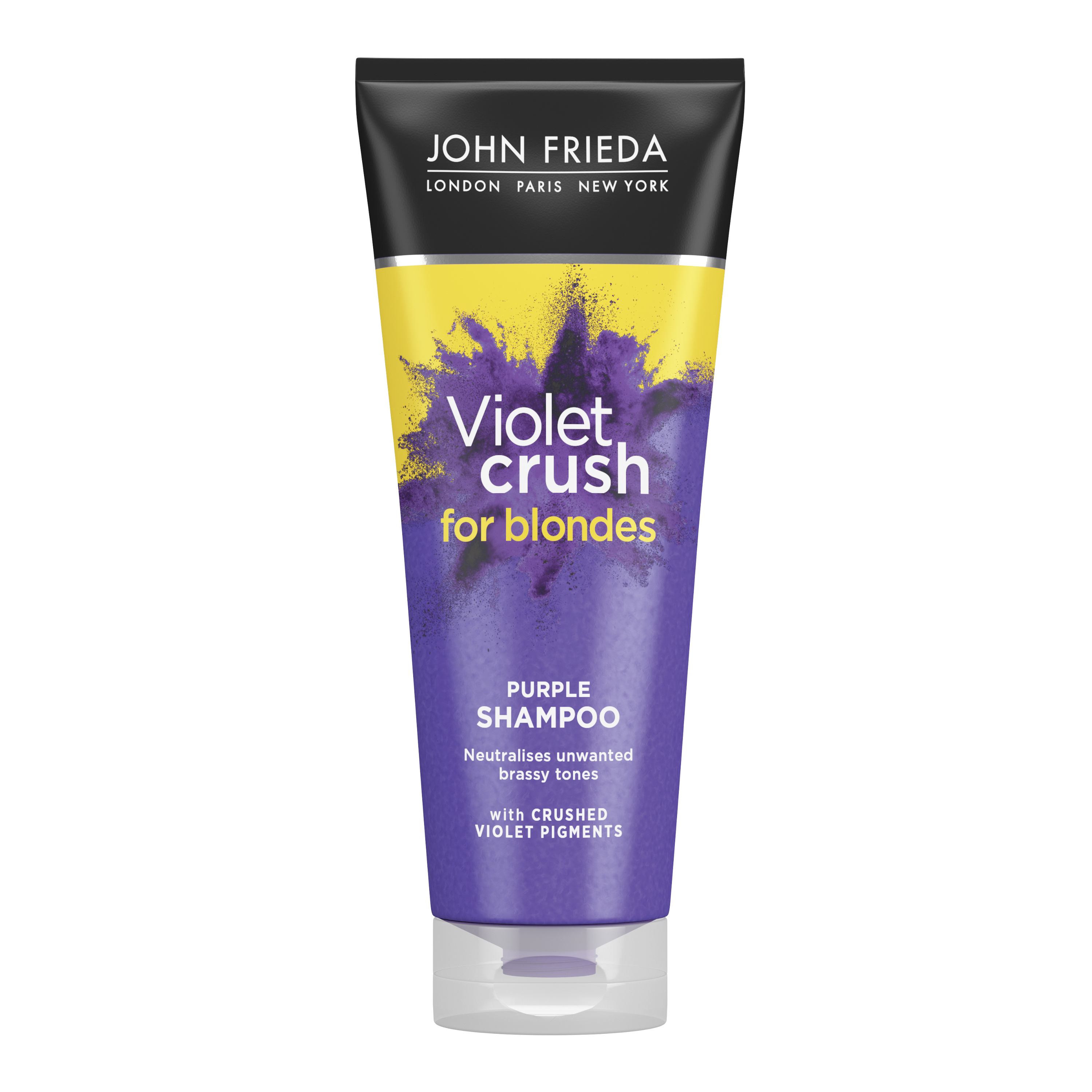 John Frieda Violet Crush szampon do włosów z fioletowymi pigmentami przeciw żółknięciu, 250 ml