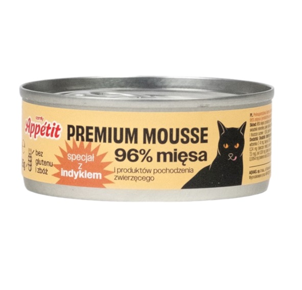 COMFY APPETIT PREMIUM Mousse z indykiem dla kota 85 g