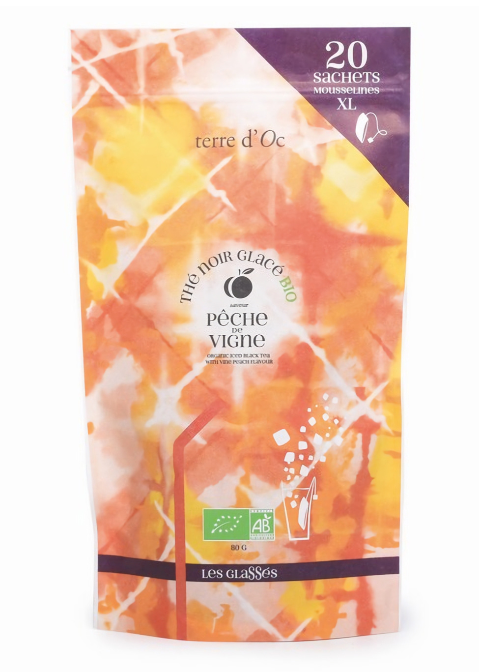 Terre d'Oc - Herbata mrożona 20 x 4 g Iced Peche de Vigne