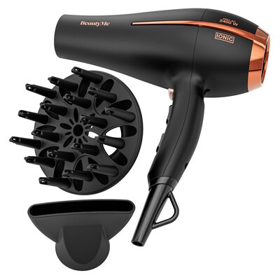 Suszarka BEAUTYME Hair Protect HD901 Czarno-miedziany 2400W