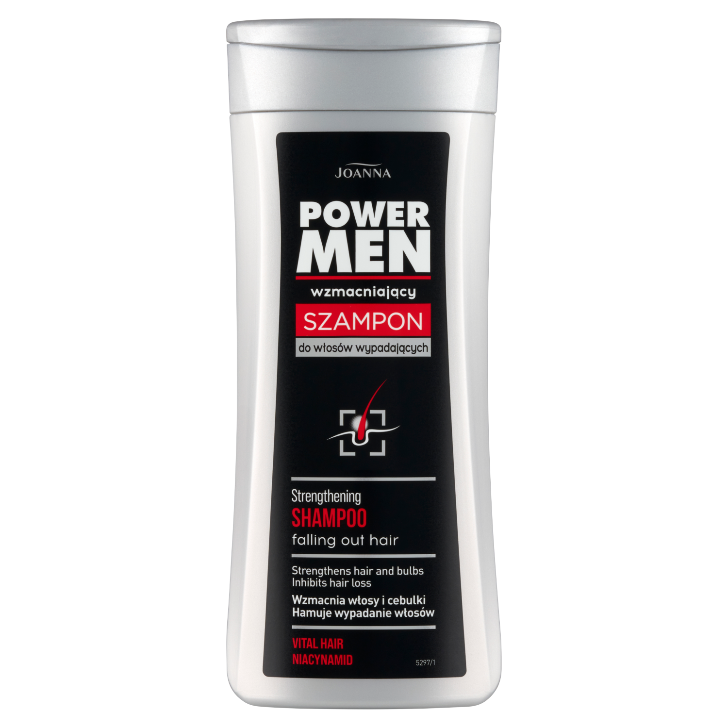 Joanna Power Men wzmacniający szampon do włosów wypadających, 200 ml