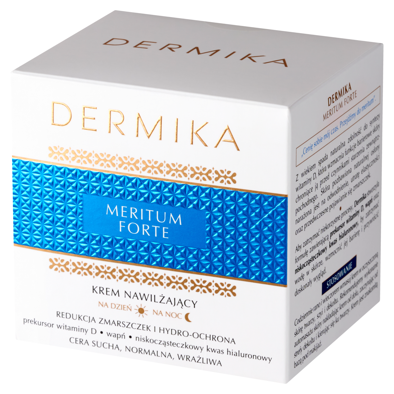Dermika Meritum Forte nawilżający krem do twarzy, 50 ml