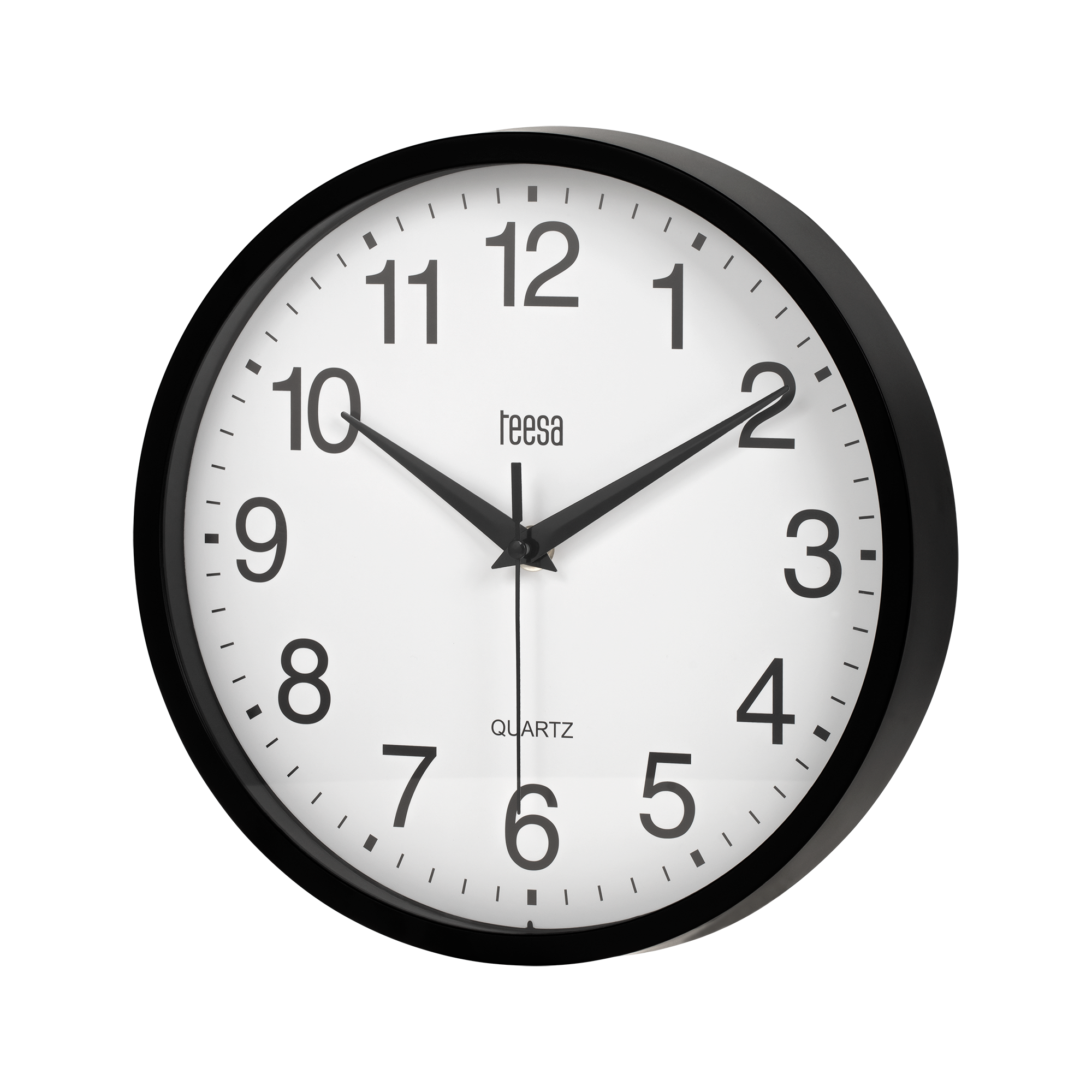 Zegar ścienny 25 cm czarny