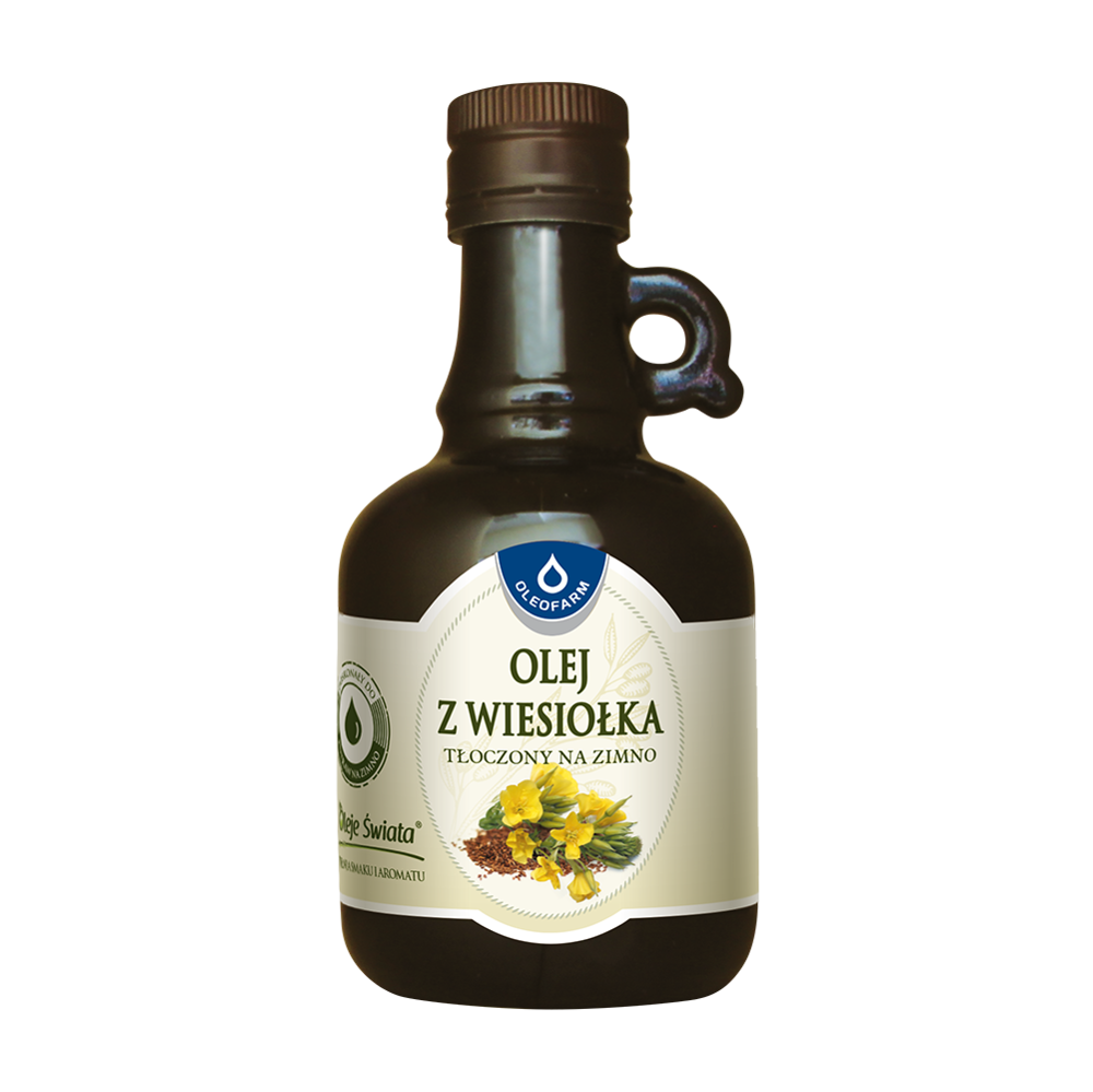 Olej z wiesiołka tłoczony na zimno, 250 ml (Oleofarm)