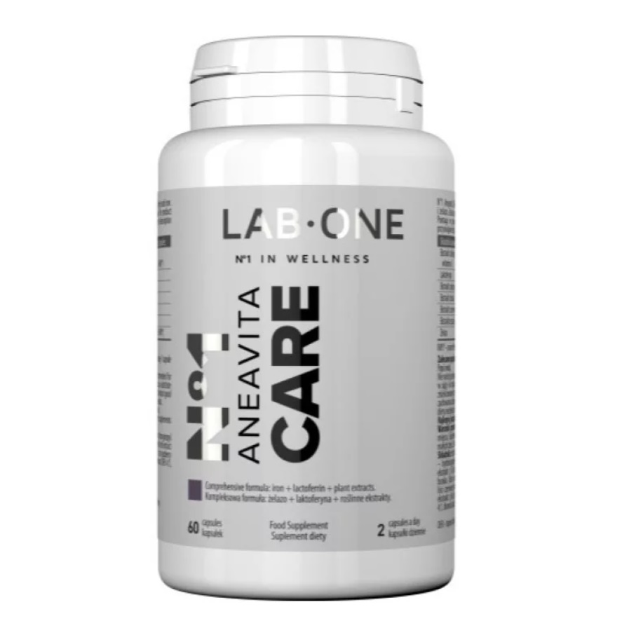LAB ONE N°1 Aneavita Care suplement diety, 60 kaps./1 opak.