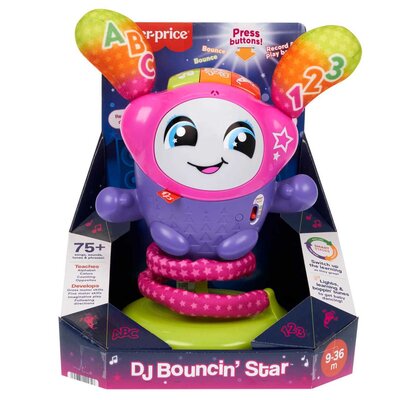 Zabawka edukacyjna FISHER PRICE ABC+123 Taneczna DJ-ka HRD21