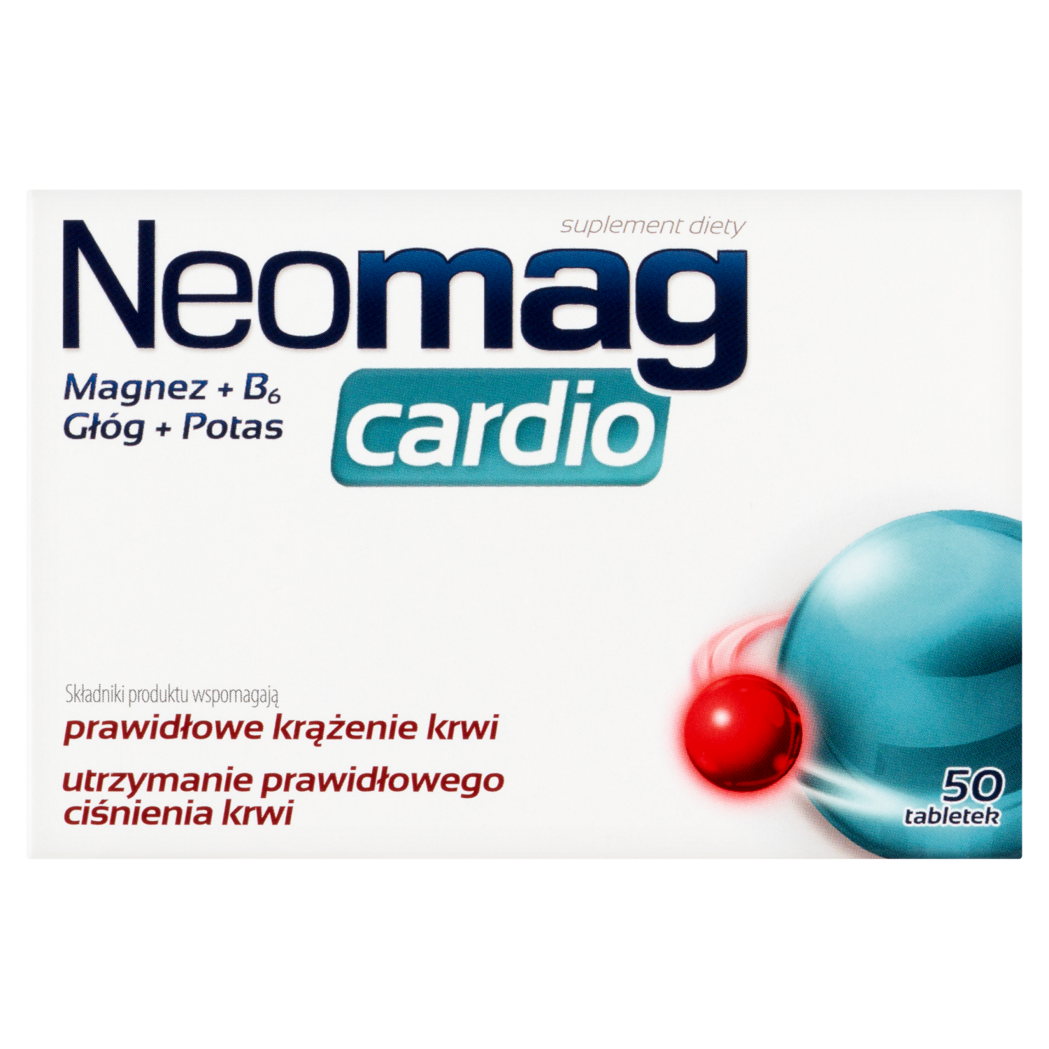 NeoMag Cardio suplement diety, 50 tabl./1 opak.