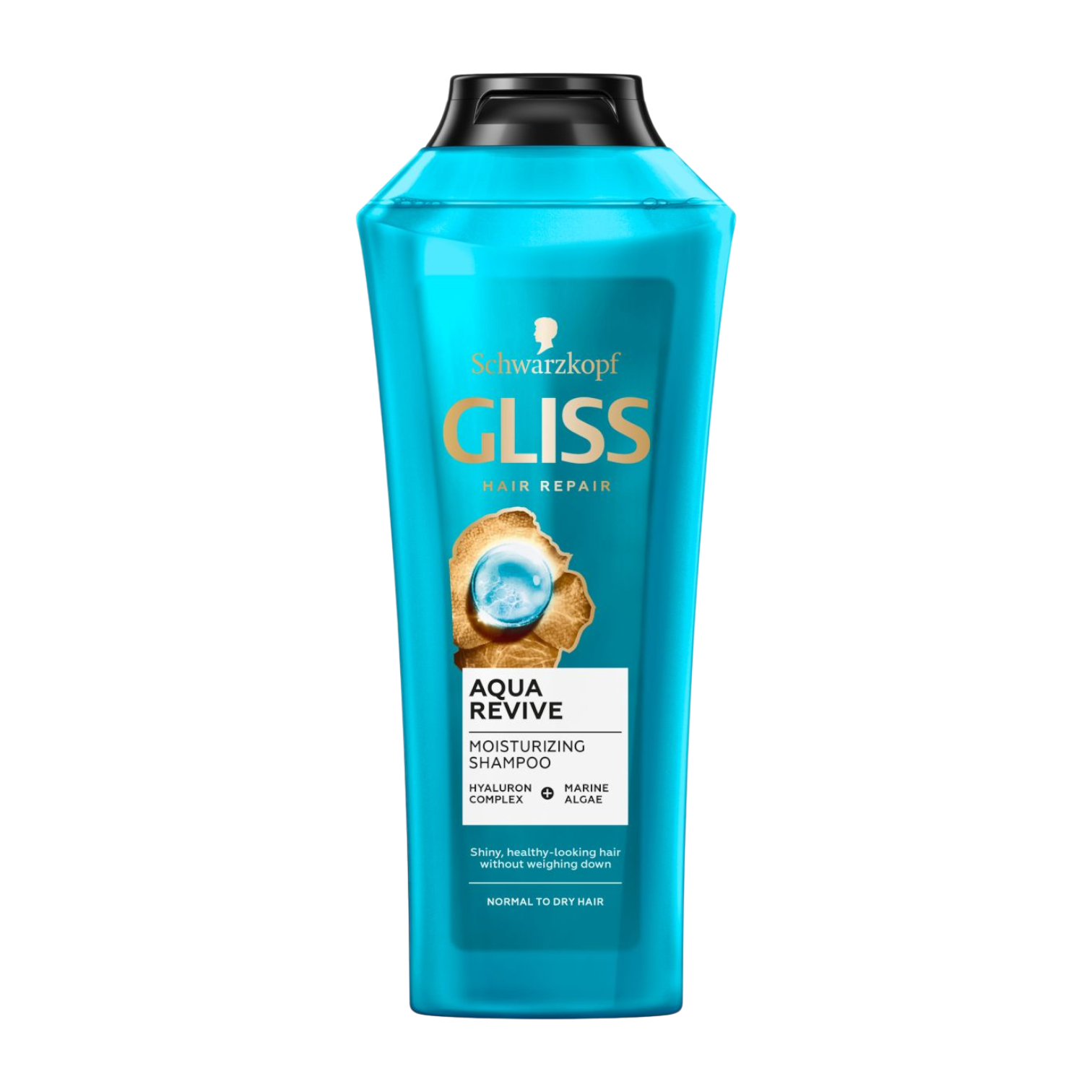 Gliss Aqua Revive szampon do włosów suchych i normalnych, 400 ml