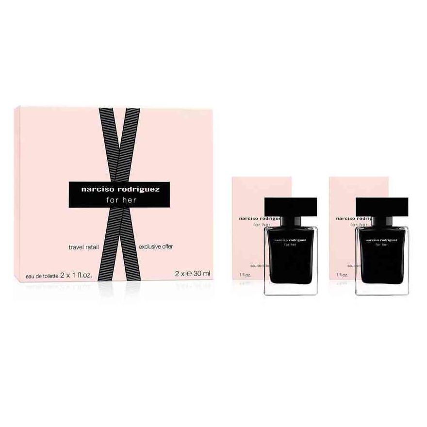 Narciso Rodriguez For Her zestaw: woda toaletowa damska, 2x30 ml