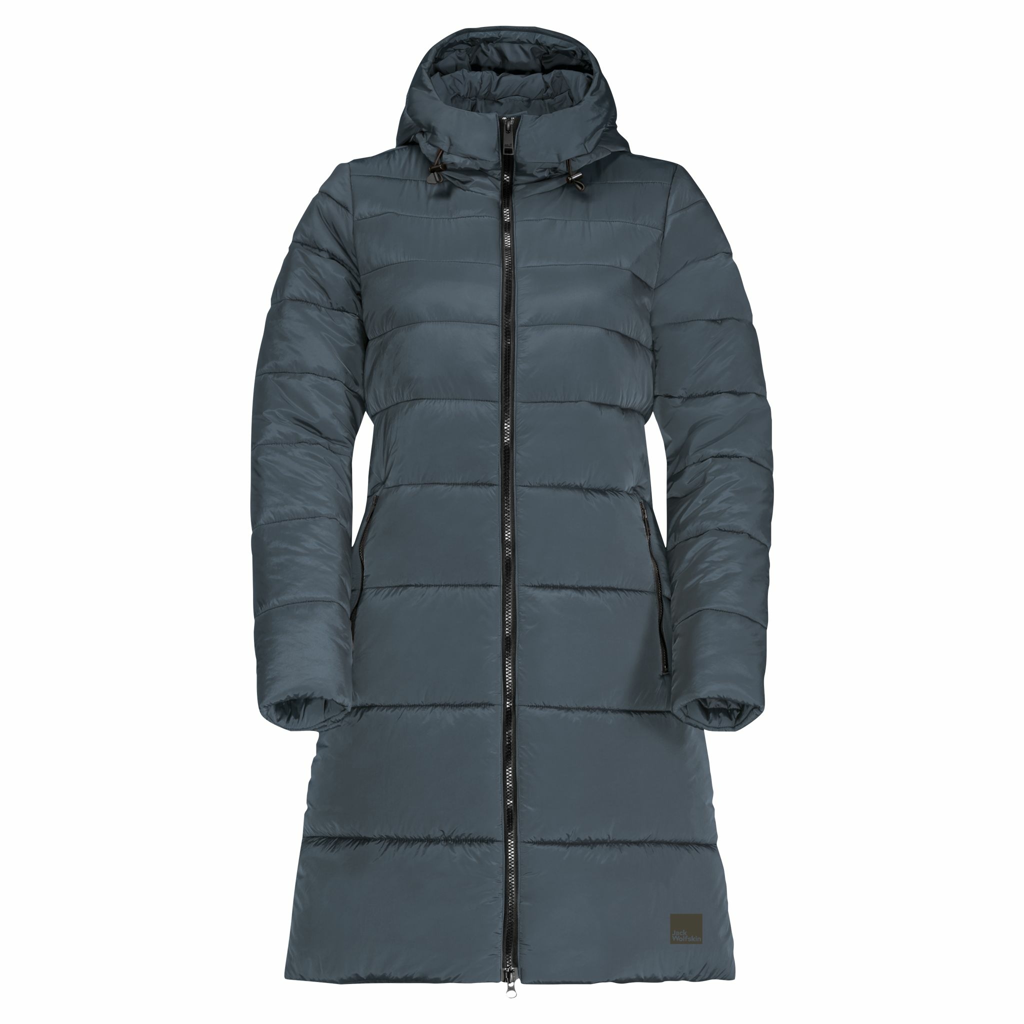 Damski płaszcz Jack Wolfskin EISBACH COAT W slate blue - L