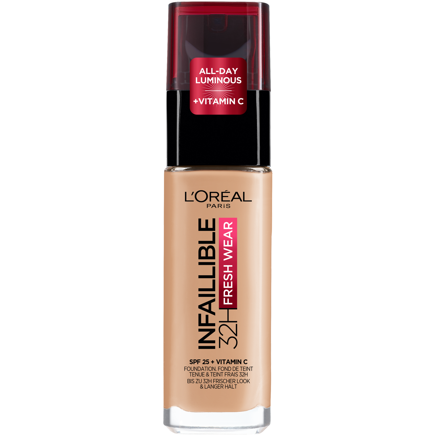 L'Oréal Paris Infaillible 32H Fresh Wear długotrwały, kryjący podkład do twarzy 200, 30 ml