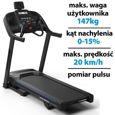 Bieżnia elektryczna HORIZON FITNESS 7.0 AT 2206W 20km/h