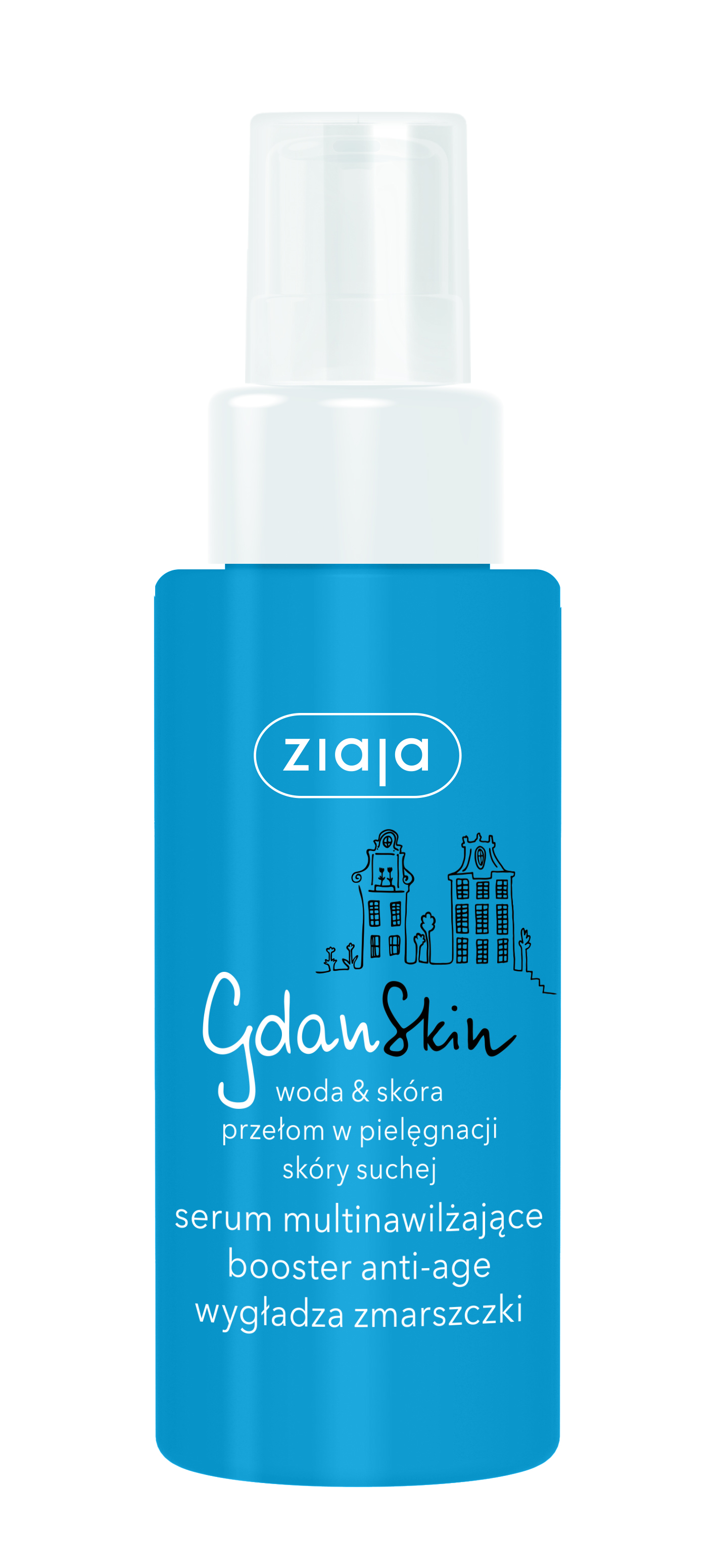Ziaja GdanSkin, serum multinawilżające, booster anti-age, 50 ml