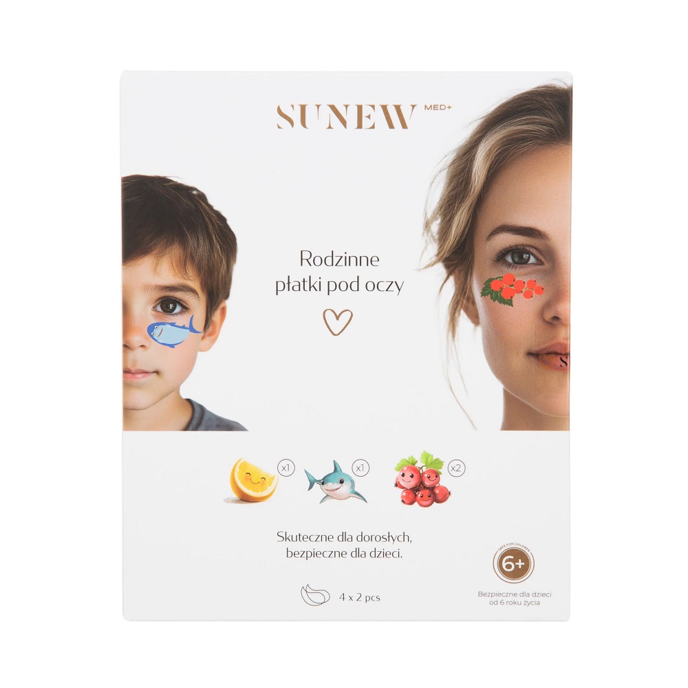 SunewMed+ Family Eye Patches rodzinne płatki pod oczy, 4x2 szt.