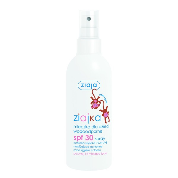 Ziaja Ziajka, mleczko dla dzieci wodoodporne SPF 30, 170 ml