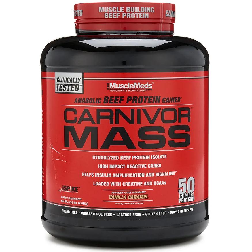 MuscleMeds Carnivor Mass suplement diety, Truskawka, 2688 g