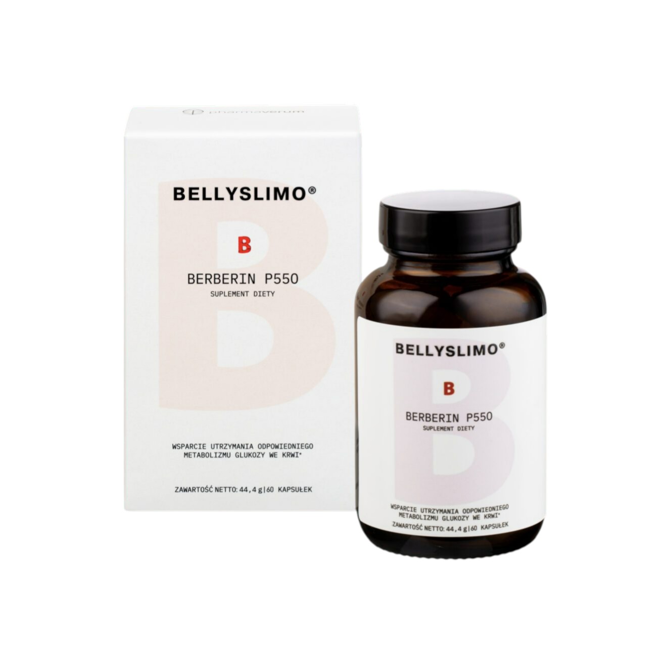 Pharmaverum s.c. Bellyslimo® Berberin P550 suplement diety, 60 kaps./1 opak.