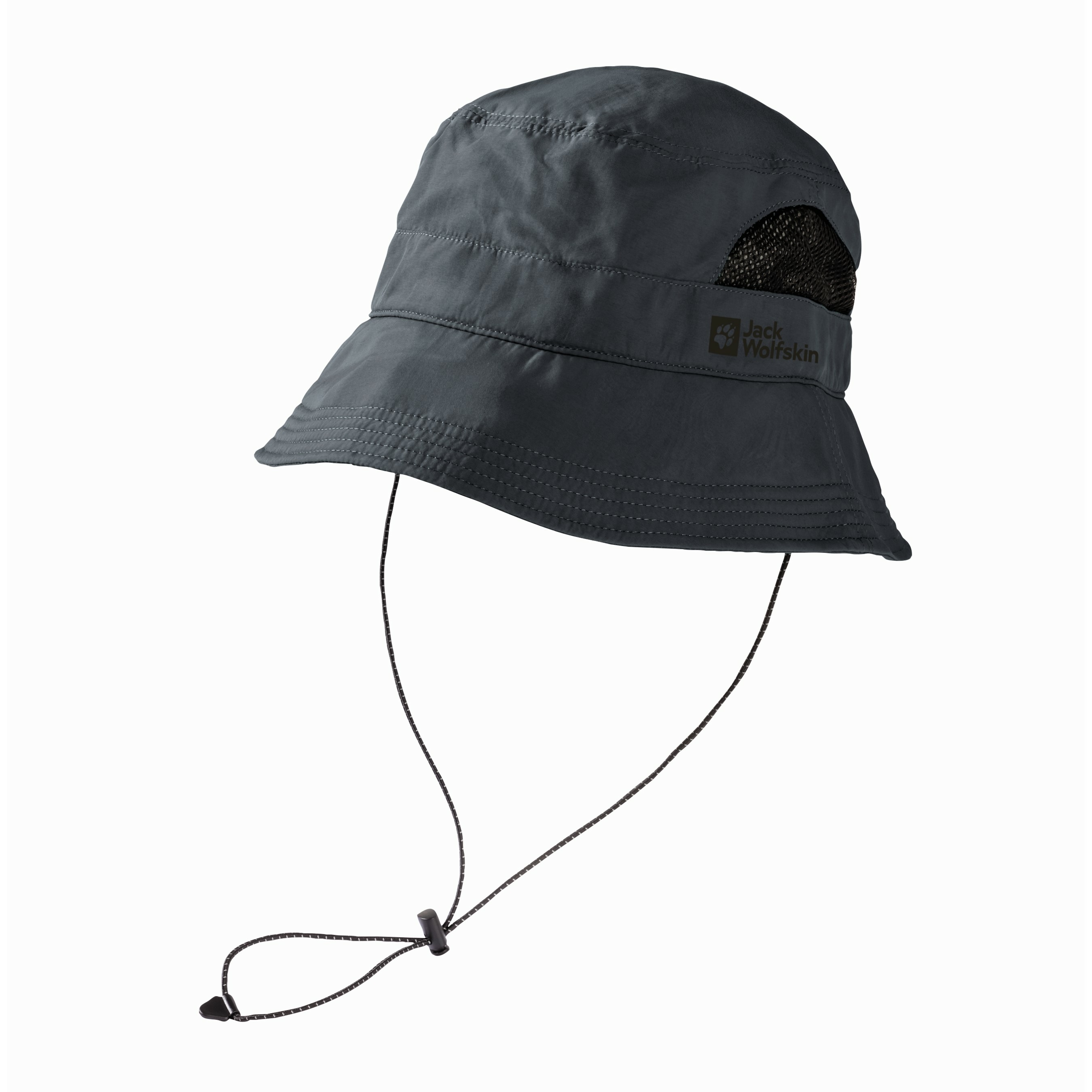 Kapelusz turystyczny w stylu rybackim Jack Wolfskin VENT BUCKET HAT phantom - L