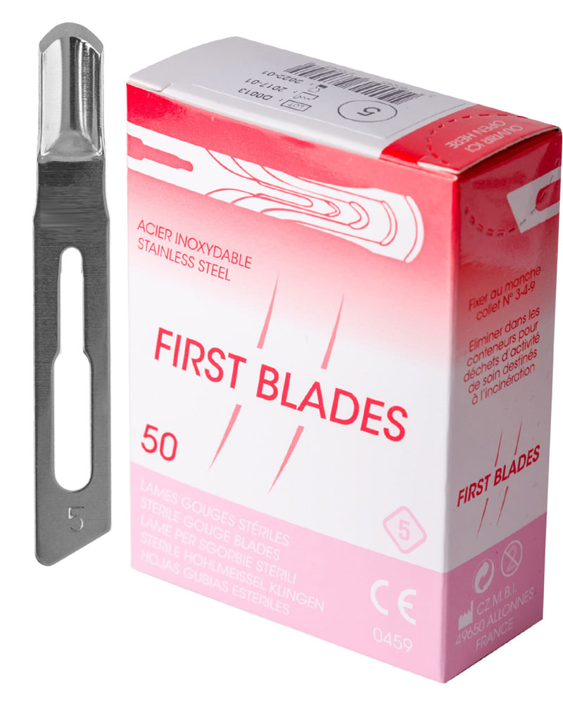 Dłutka First Blades rozmiar 5, 50 szt.
