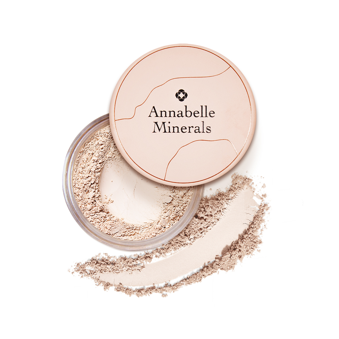 Annabelle Minerals rozświetlający podkład mineralny z SPF20 do twarzy golden fairest, 4 g 