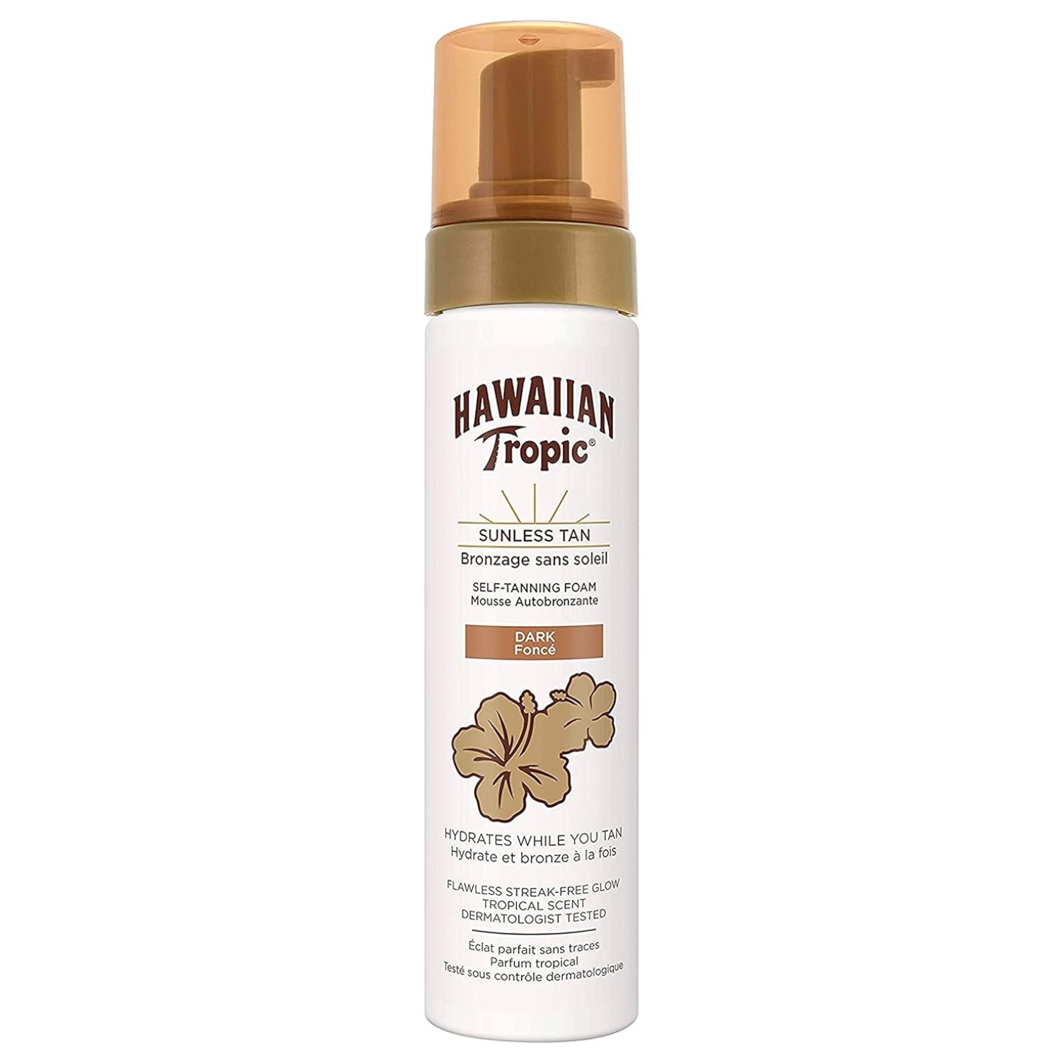 Hawaiian Tropic samoopalacz w piance z aloesem i witaminą E, 200 ml