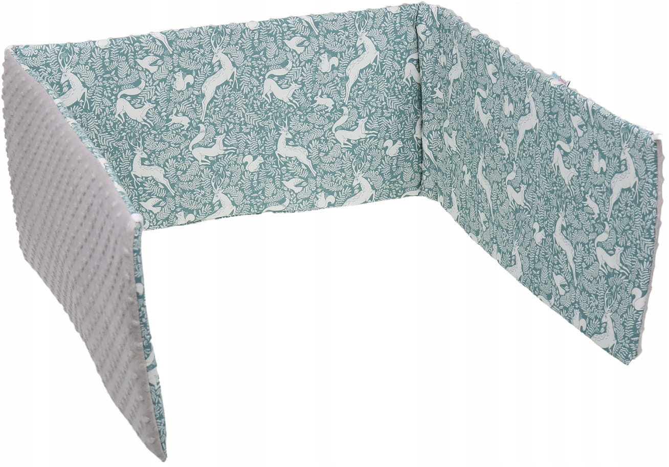 Ochraniacz do łóżeczka minky 120x60 na szczebelki 180x30cm Babymam