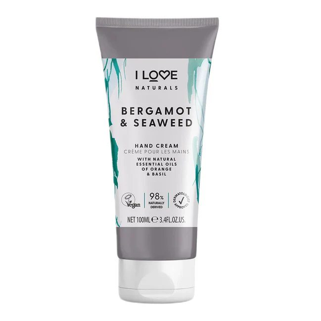 I Love Naturals Hand Cream Bergamot & Seaweed balsam do ciała i rąk, 100 ml