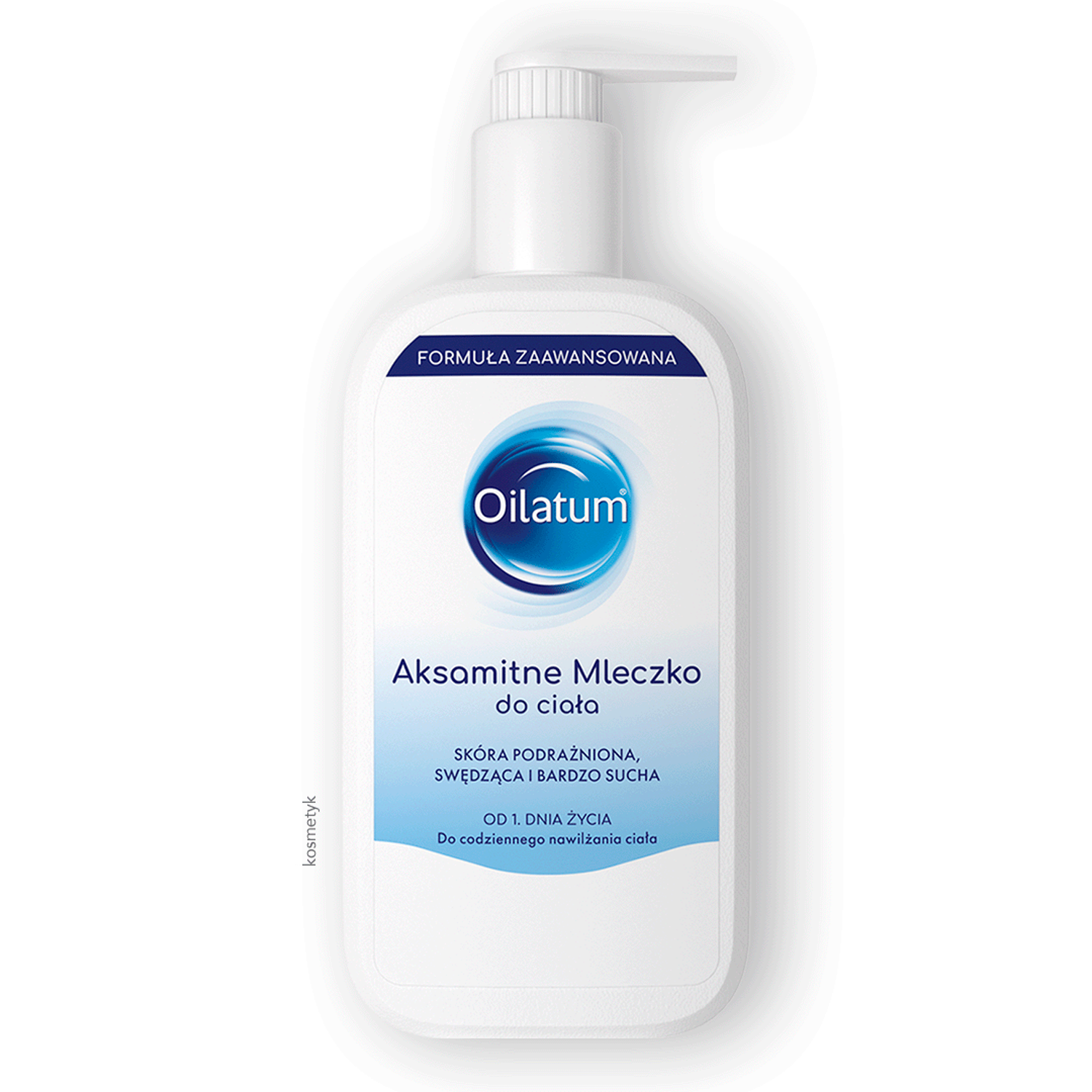 Oilatum Formuła Zaawansowana aksamitne mleczko do ciała, 400 ml