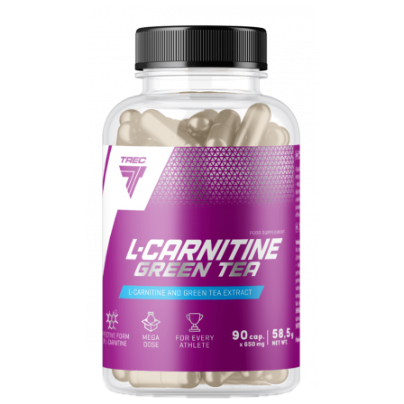 Trec L-Carnitine+Green Tea suplement diety, 90 kaps./1 opak.