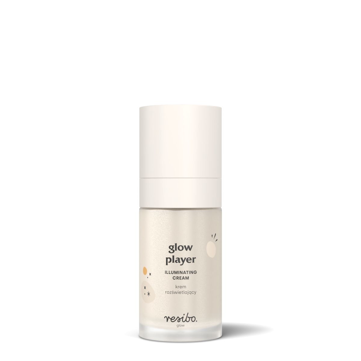 Resibo Glow rozświetlający krem do twarzy, 30 ml