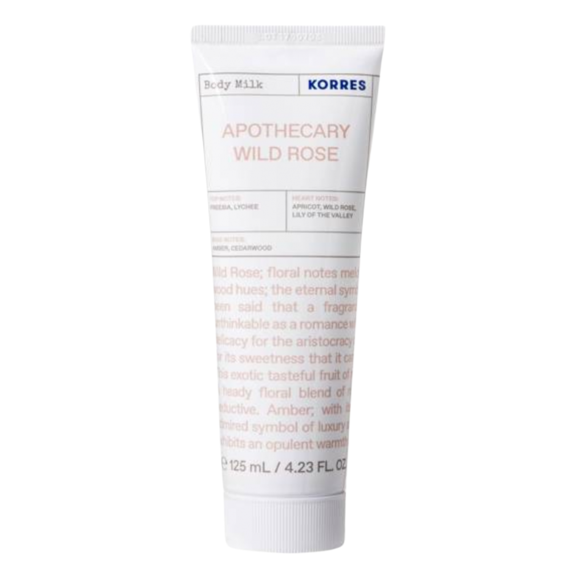 Korres Apothecary Wild Rose perfumowane mleczko do ciała, 125 ml