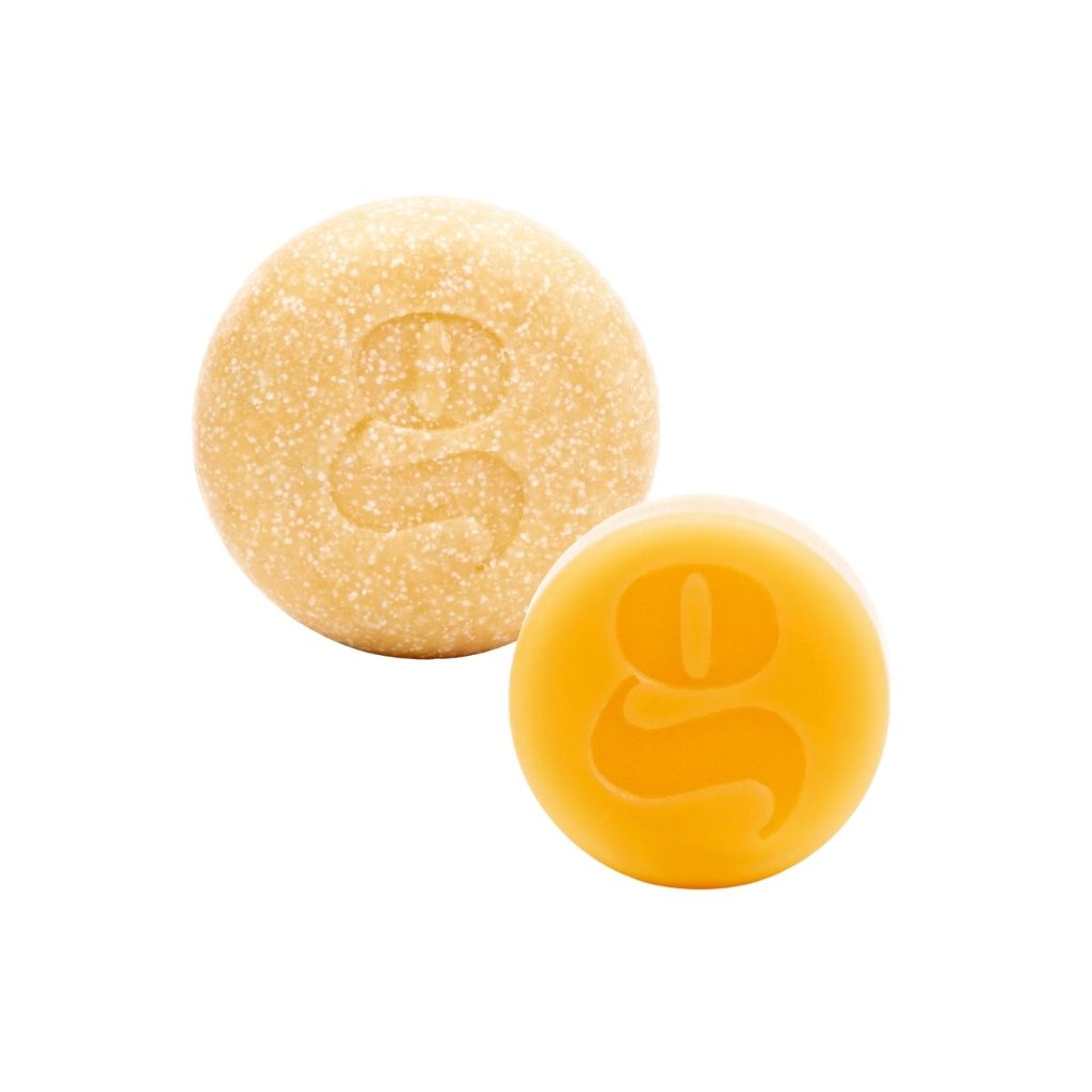 Soap for Globe Waves & Curls zestaw: szampon, 80 g + odżywka w kostce do włosów kręconych, 50 g