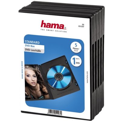 Pudełko HAMA DVD Jewel Case (5 sztuk)