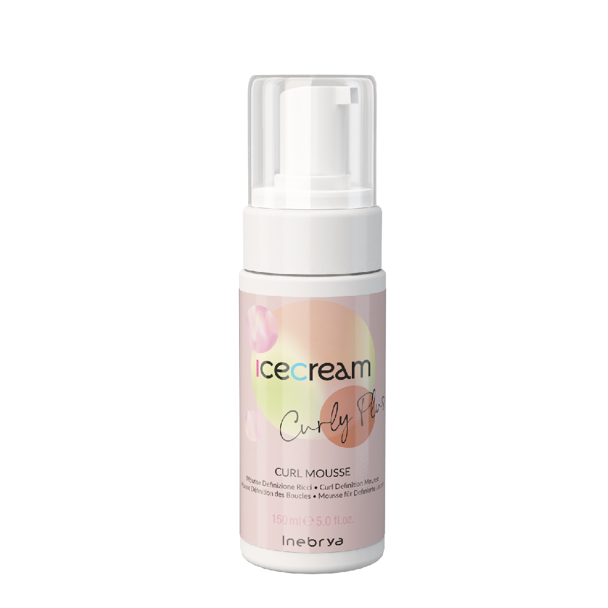 Inebrya Ice Cream Curly Plus pianka definiująca loki, 150 ml