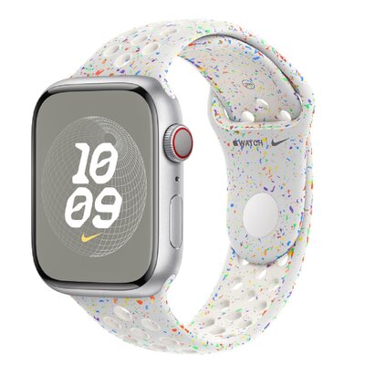 Pasek do Apple Watch Nike (42/44/45/49mm) S/M Czysta platyna