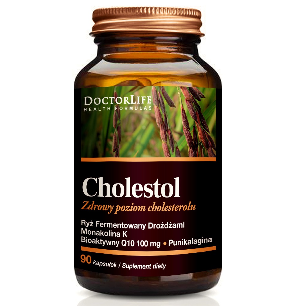 Doctor Life Cholestol suplement diety cholestol monakolina K z Co-Q10 10mg, 90 kaps./1 opak.