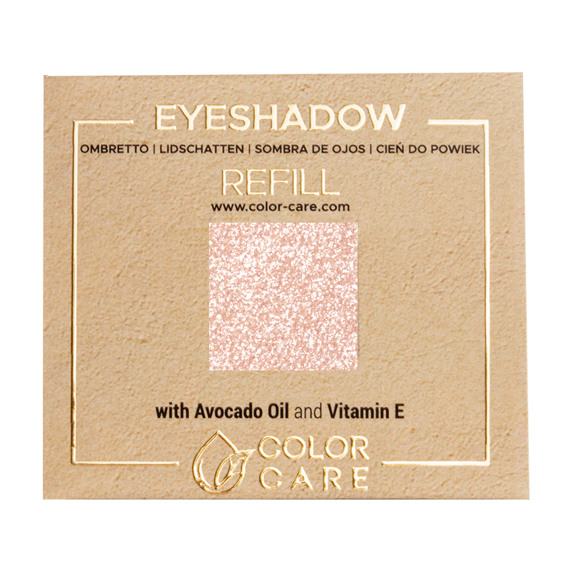 Color Care Glitter - Nude Beige Golden brokatowy cień do powiek wegański - 048 Glamour, 2 g