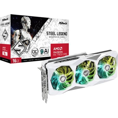 Karta graficzna ASROCK Radeon RX 7900 GRE Steel Legend OC 16GB
