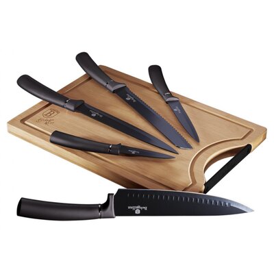 Zestaw noży BERLINGER HAUS Metallic Line Carbon Pro Edition BH-2567 (5 elementów)