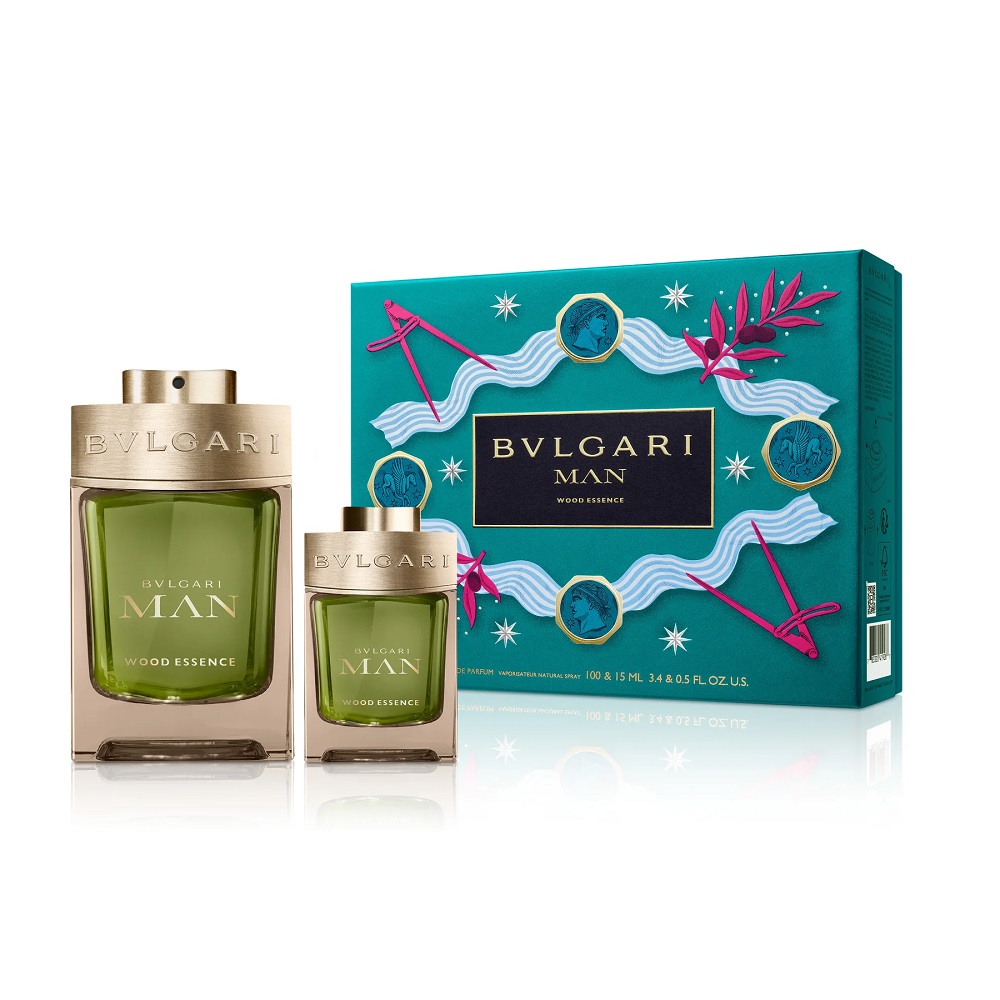 Bvlgari Man Wood Essence zestaw: woda perfumowana męska, 100 ml + woda perfumowana męska, 15 ml
