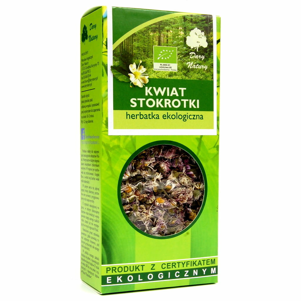 Stokrotka kwiat BIO 25g (Dary Natury)